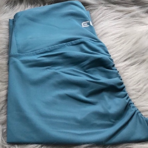 scrunch leggings! Blue worn once Size M - Picture 2 of 4